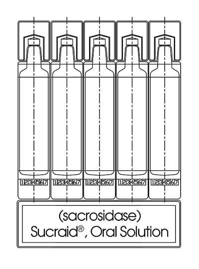 Sucraid oral solution 2mL vials.image