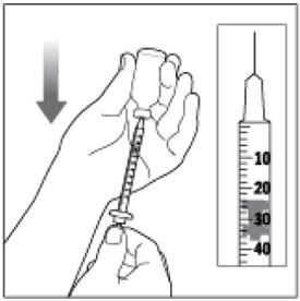 turn vial and syringe upside down and pull the plunger out.image