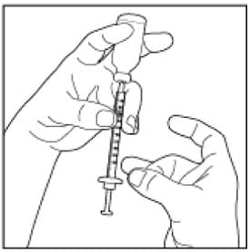 tap syringe gently to let out air bubbles.image