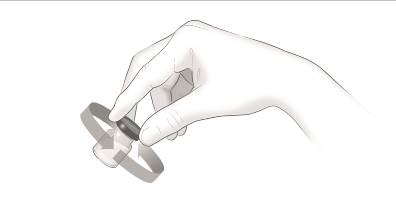 Tilt the vial to an angle of approximately 45 degrees and gently rotate between the fingertips for approximately 1 minute. Do not shake or invert the vial.