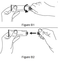 Unscrew the cap from the tube. Puncture the seal on the tube using the pointed tip on the cap by pushing the cap straight onto the tube.image