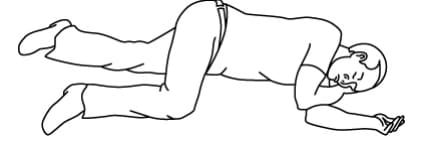 Turn the patient on their side (recovery position) after giving Zimhi.image