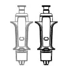 Use second syringe if needed, showing 2 syringes.image