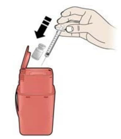 Put your used Releuko syringe and vial into a sharps container.