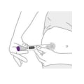 Place the clear base flat against your skin at the injection site.image