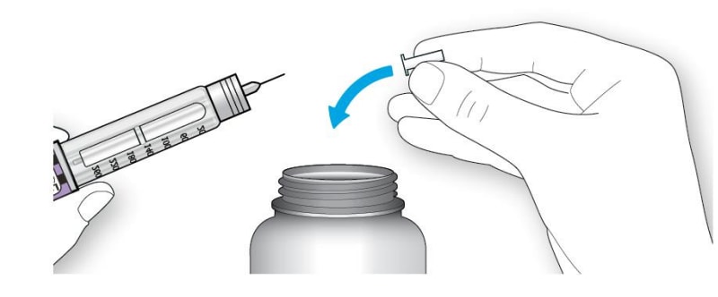 Remove your Lantus SoloStar Pen inner needle cap and throw it away.