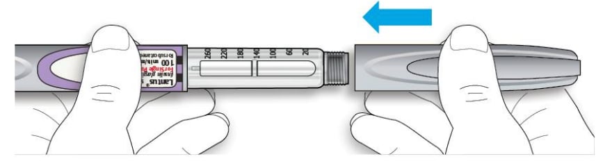 Put the cap back on your Lantus SoloStar Pen.