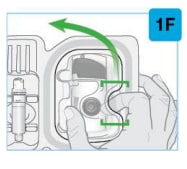 Locate the rounded opening on the top cover and insert your pointer finger in the opening and place your thumb on the opposite side and lift the cover to remove.