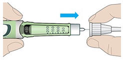 The needle can puncture the cap if it is recapped at an angle.