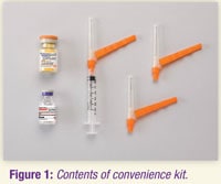 Contents of Zyprexa Relprevv kit image.