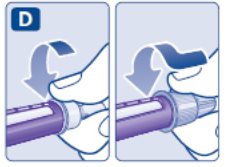 Push needle into pen and turn until tight.