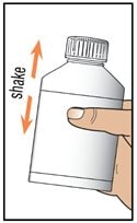 Shake Riomet ER bottle well for a minimum of 10 seconds before using.
