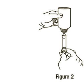 Carefully turn to Cellcept oral suspension bottle upside down with the oral dispenser in place then slowly pull the plunger down to withdraw your prescribed dose. Do not pull the plunger out of the dispenser.