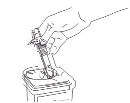 Dispose of the Somatuline Depot device in a sharps container.