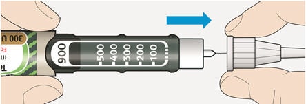 The needle can puncture the cap if it is recapped at an angle.