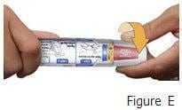 Twist cap marked 1 to remove and break the seal on the Otrexup autoinjector.