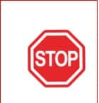 Stop sign image.