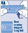 To see how much Ozempic is left in your pen, use the dose counter.