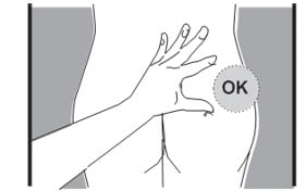 Flatten the skin at the Somatuline Depot injection site.