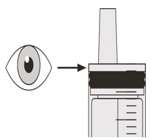 Check that there is no Evrysdi left in the oral syringe.image