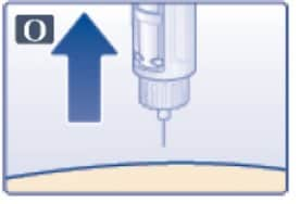 You may see a drop of Victoza at the needle tip as you withdraw it - this is normal and doesn't affect your dose. If blood appears after the needle is removed then apply light pressure, but do not rub the area image.