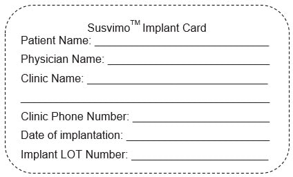 Susvimo implant card.image
