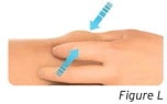 Pinch the injection site to create a firm surface.image