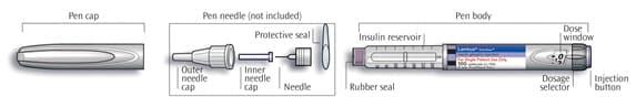 diagram of lantus solostar pen.image