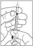 Draw air into the syringe equal to your insulin dose.image