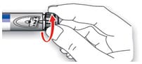Select a dose of 2 units by turning the dosage selector.image