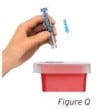Put the used prefilled syringe in a FDA-cleared sharps disposal container right away after use.image