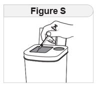 Alcohol wipes, used gauze pads, and vials can be thrown away in the trash. Throw away (dispose of) used syringes and needles in a puncture-resistant container, such as an FDA-cleared sharps disposal container immediately after use (figure S).image