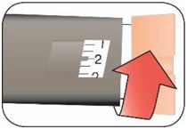 turn dose knob to select 2 units.image