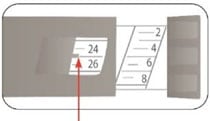 Example 25 units shown in dose window.image