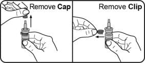 Remove the cap and the clip.image