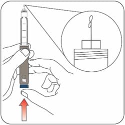 push dose knob until it stops at 0.image