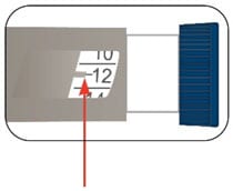 example 12 units in dose window