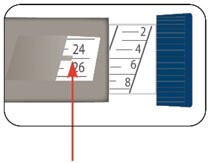 Example 25 units shown in dose window.image