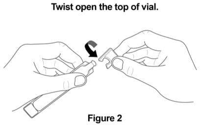 Open Vial: Carefully twist open the top of the vial and use it right away.image