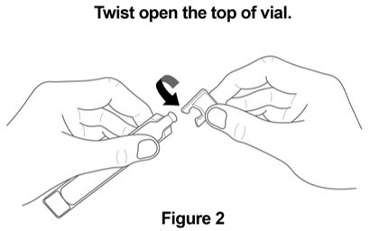 Open Vial: Carefully twist open the top of the vial and use it right away.image