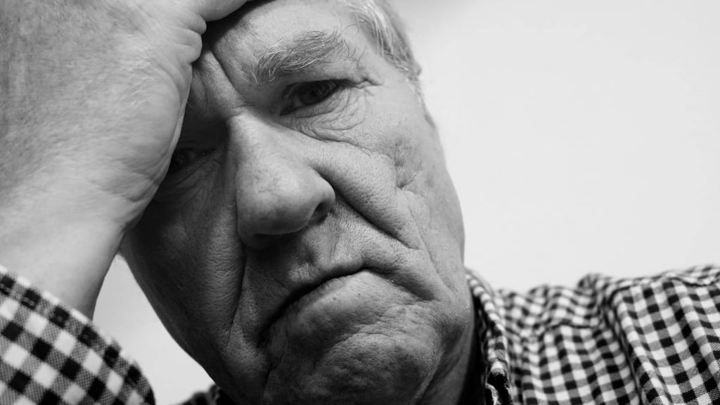Man with headache