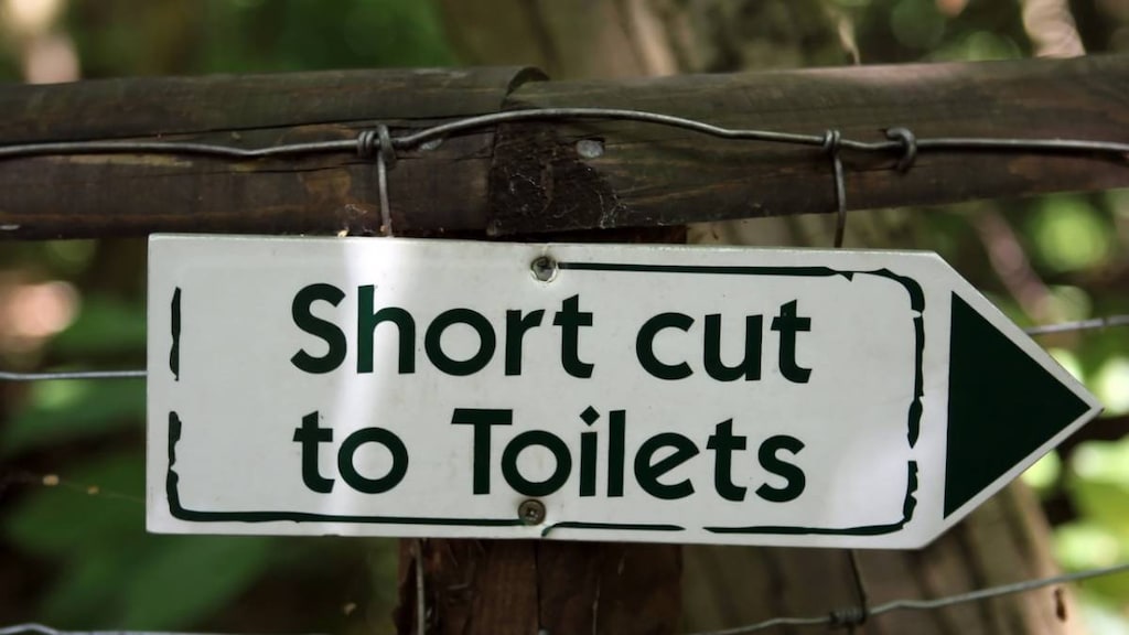 Toilet sign