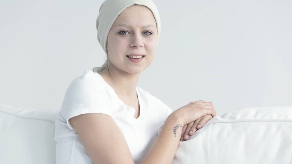 Woman with cancer