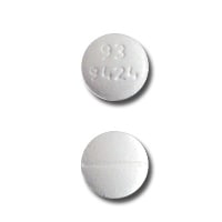 Imprint 93 9424 - methazolamide 50 mg