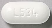 Image 1 - Imprint L534 - naproxen 375 mg