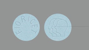 Image 1 - Imprint FIORICET 3 head profile - Fioricet acetaminophen 325mg / butalbital 50mg / caffeine 40mg