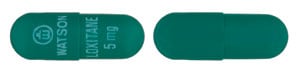 Image 1 - Imprint Logo WATSON LOXITANE 5mg - Loxitane 5 mg