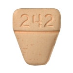 Imprint 242 - clorazepate 7.5 mg