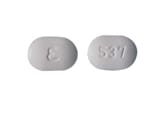 Imprint E 537 - amlodipine 5 mg
