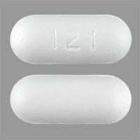 Image 1 - Imprint 121 - acetaminophen 500 mg